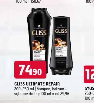Terno Gliss šampon nabídka