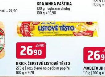 Terno Brick listové těsto nabídka