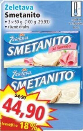 Norma Želetava Smetanito nabídka
