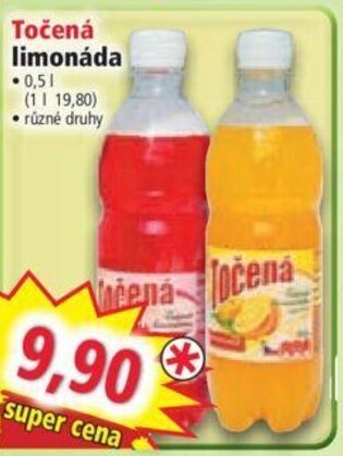 Norma Točená limonáda nabídka