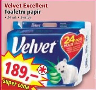 Norma Velvet Excellent Toaletní papír nabídka