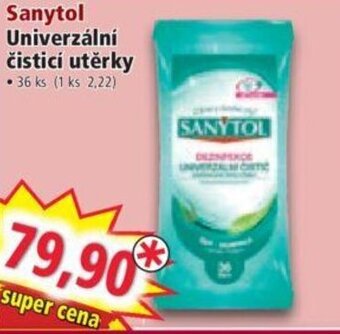 Norma Sanytol Univerzální čisticí utěrky nabídka