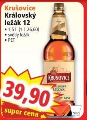 Norma Krušovice Královský ležák 12 nabídka