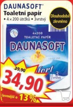Norma DAUNASOFT Toaletní papír nabídka