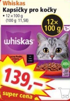 Norma Whiskas Kapsičky pro kočky nabídka