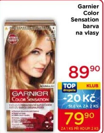 TOP drogerie Garnier Color Sensation barva na vlasy nabídka