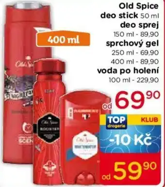 TOP drogerie Old Spice deo stick nabídka