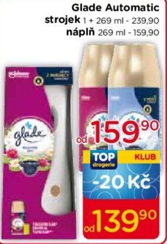 TOP drogerie Glade Automatic strojek nabídka