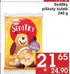 Jip Seditky piškoty kulaté, 240 g nabídka