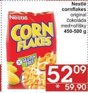 Jip Nestlé cornflakes original, 450-500 g nabídka