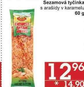 Jip Sezamová tyčinka s arašídy v karamelu, 60 g nabídka