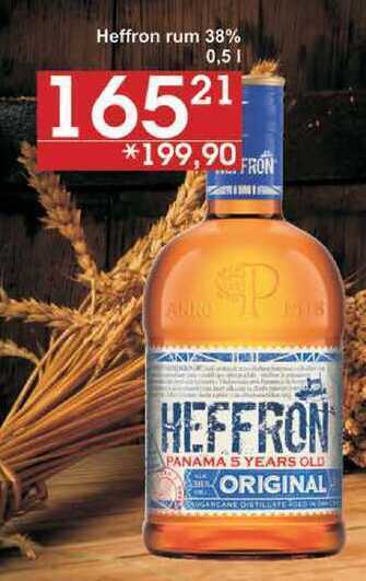 Jip Heffron rum 38%, 0,5 l nabídka