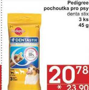 Pedigree pochoutka pro psy denta stix 3 ks, 45 g