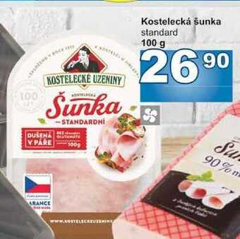 Jip Kostelecká šunka standard 100 g nabídka