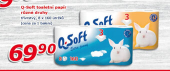 ESO MARKET Q-Soft toaletní papír různé druhy nabídka