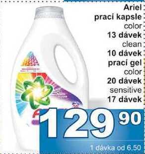 Jip Ariel prací kapsle color 13 dávek nabídka