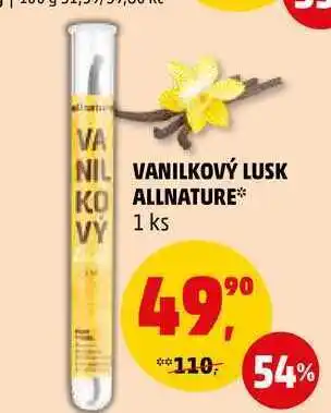 Penny Market Vanilkový lusk allnature, 1 ks nabídka