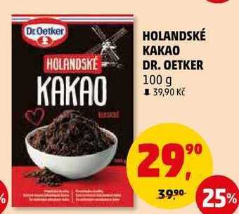 Penny Market Holandské kakao dr. oetker, 100 g nabídka