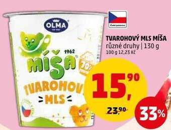 Penny Market Tvarohový mls míša, 130 g nabídka