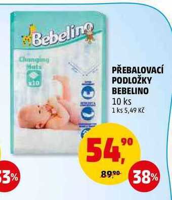 Penny Market Přebalovací podložky bebelino, 10 ks nabídka