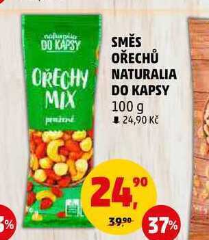 Penny Market Směs ořechů naturalia do kapsy, 100 g nabídka