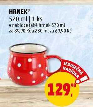 Penny Market Hrnek, 1 ks nabídka