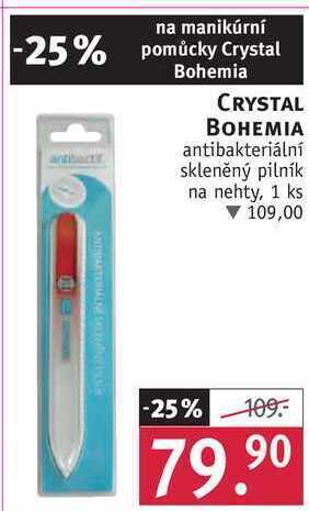 Rossmann Crystal bohemia antibakteriální skleněný pilník na nehty nabídka