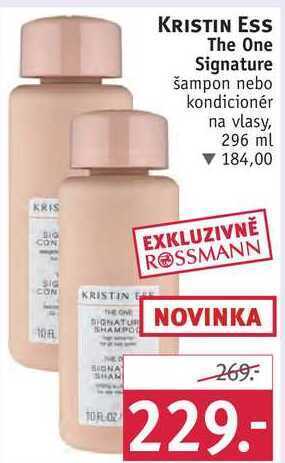 Rossmann Kristin ess the one signature šampon na vlasy, 296 ml nabídka