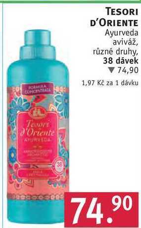 Rossmann Tesori d'oriente ayurveda aviváž, 38 dávek nabídka