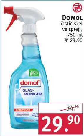 Rossmann Domol čistič skel ve spreji, 750 ml nabídka