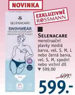 Rossmann Selenacare menstruační plavky nabídka