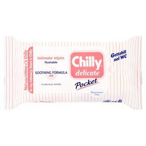 Rossmann Chilly pocket delicate intimní ubrousky 12 ks nabídka