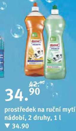 Rossmann Domol prostředek na ruční mytí nádobí, 1 l nabídka
