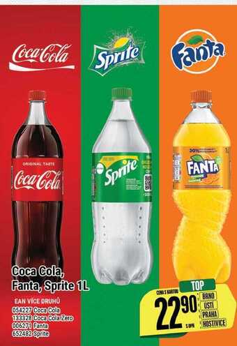 Tamda Foods Coca cola, fanta, sprite 1 l nabídka
