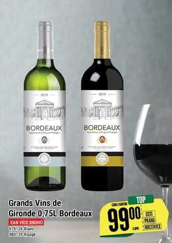 Tamda Foods Grands vins de gironde 0,75l bordeaux nabídka