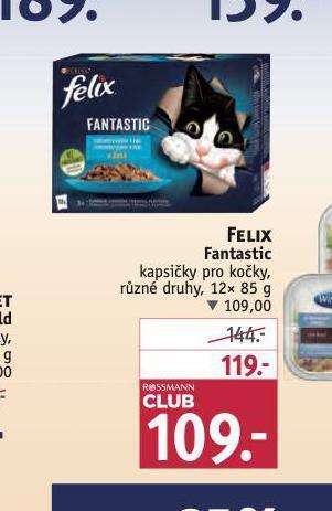 Rossmann Felix fantastic kapsičky pro kočky nabídka