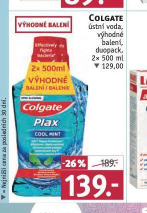 Rossmann Colgate ústní voda nabídka