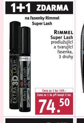 Rossmann Rimmel řasenka nabídka
