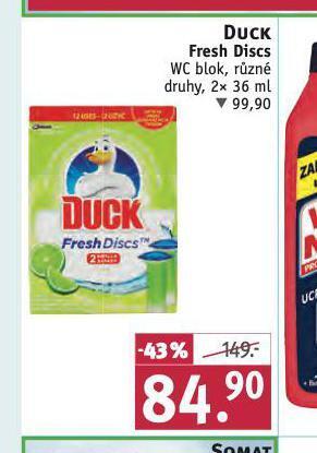 Rossmann Duck fresh discs wc blok nabídka