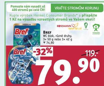 Rossmann Bref wc blok nabídka