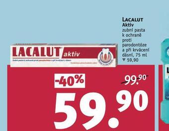 Rossmann Lacalut aktiv zubní pasta nabídka