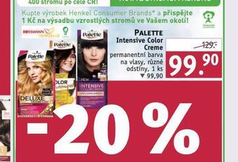 Rossmann Palette intensive color creme permanentní barva na vlasy nabídka