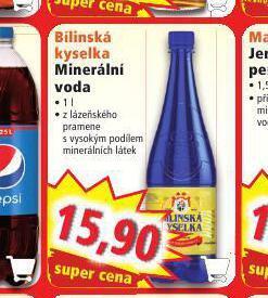 Norma Bílinská kyselka nabídka