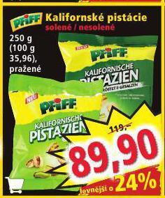 Norma Kalifornské pistácie nabídka