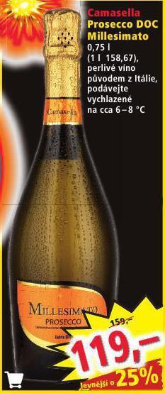 Norma Camasella prosecco nabídka