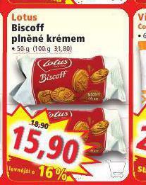 Norma Lotus biscoff sušenky nabídka