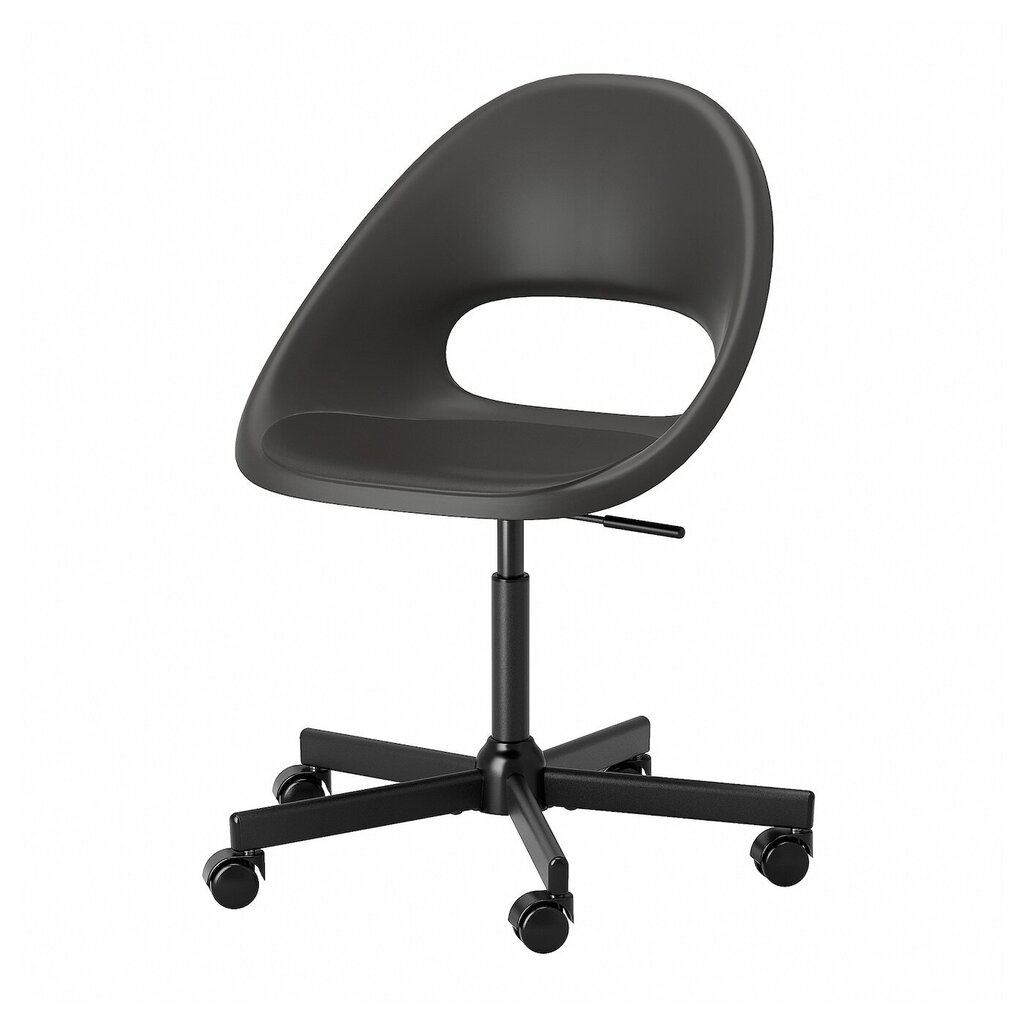 IKEA Eldberget / malskär otočná židle, tmavě šedá/černá nabídka