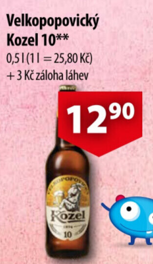CBA Velkopopovický Kozel 10** nabídka