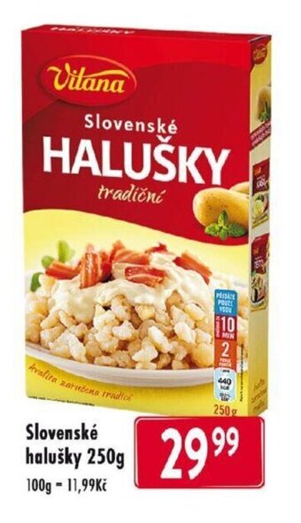 Qanto Slovenské halušky 250g nabídka