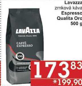 Jip Lavazza zrnková káva espresso qualita oro, 500 g nabídka